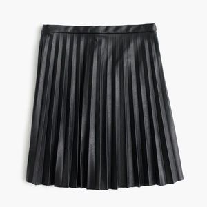 NWT J. Crew Faux Leather Mini Skirt